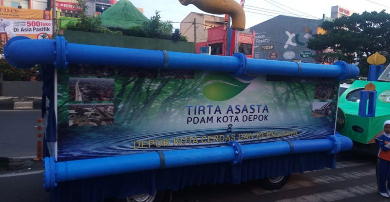 Pdam Tirta Asasta Kota Depok Raih Juara Karnaval Mobil Hias Depok