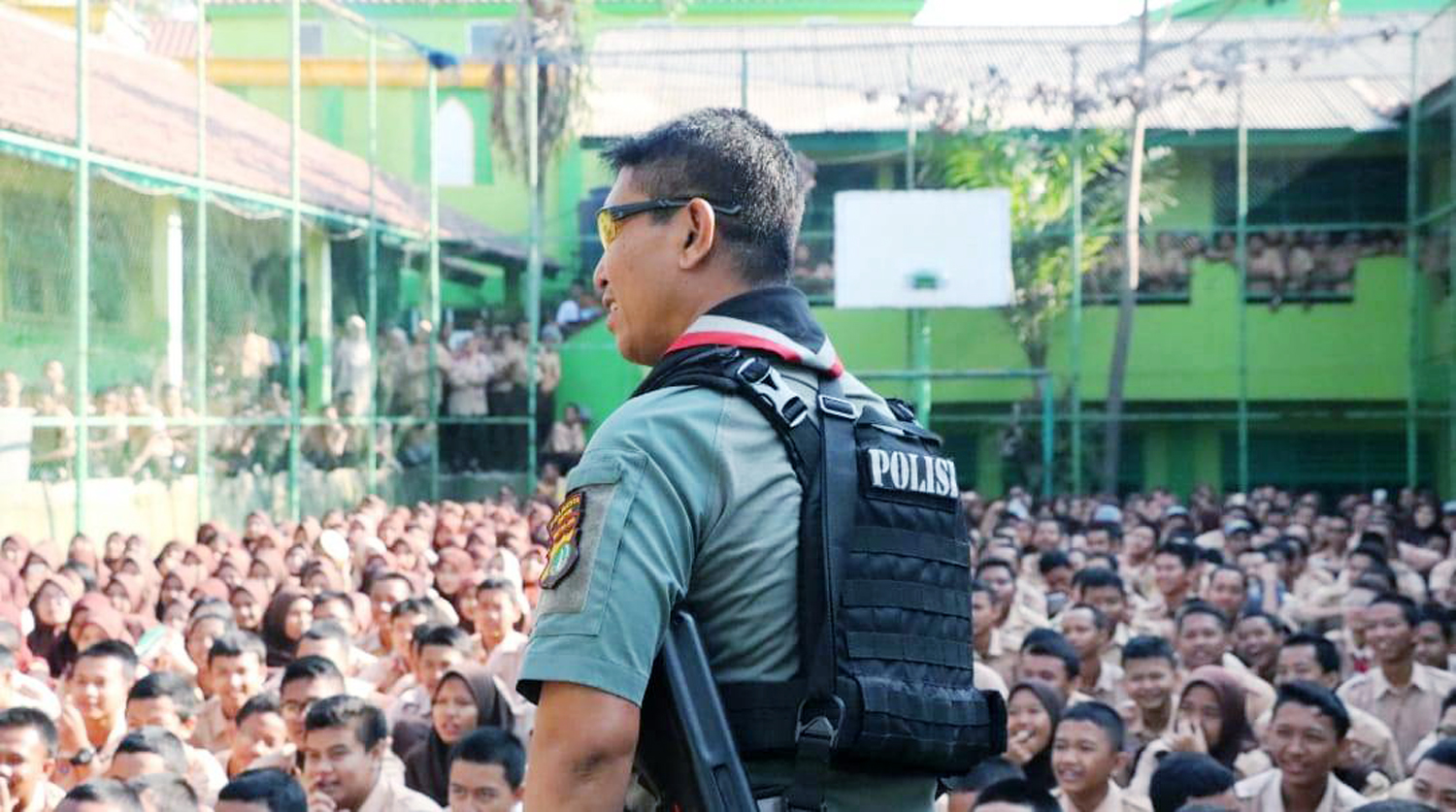 Tim Jaguar Polresta Depok Datangi SMK Citra Negara Depok Pembaharuan