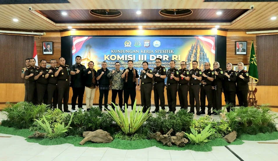 Catatan komisi III DPR RI Solidnya Koordinasi Penegakan Hukum di DIY